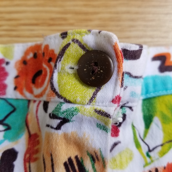 SeaSuns high waisted tropical print bermuda shorts XL - Picture 12 of 12